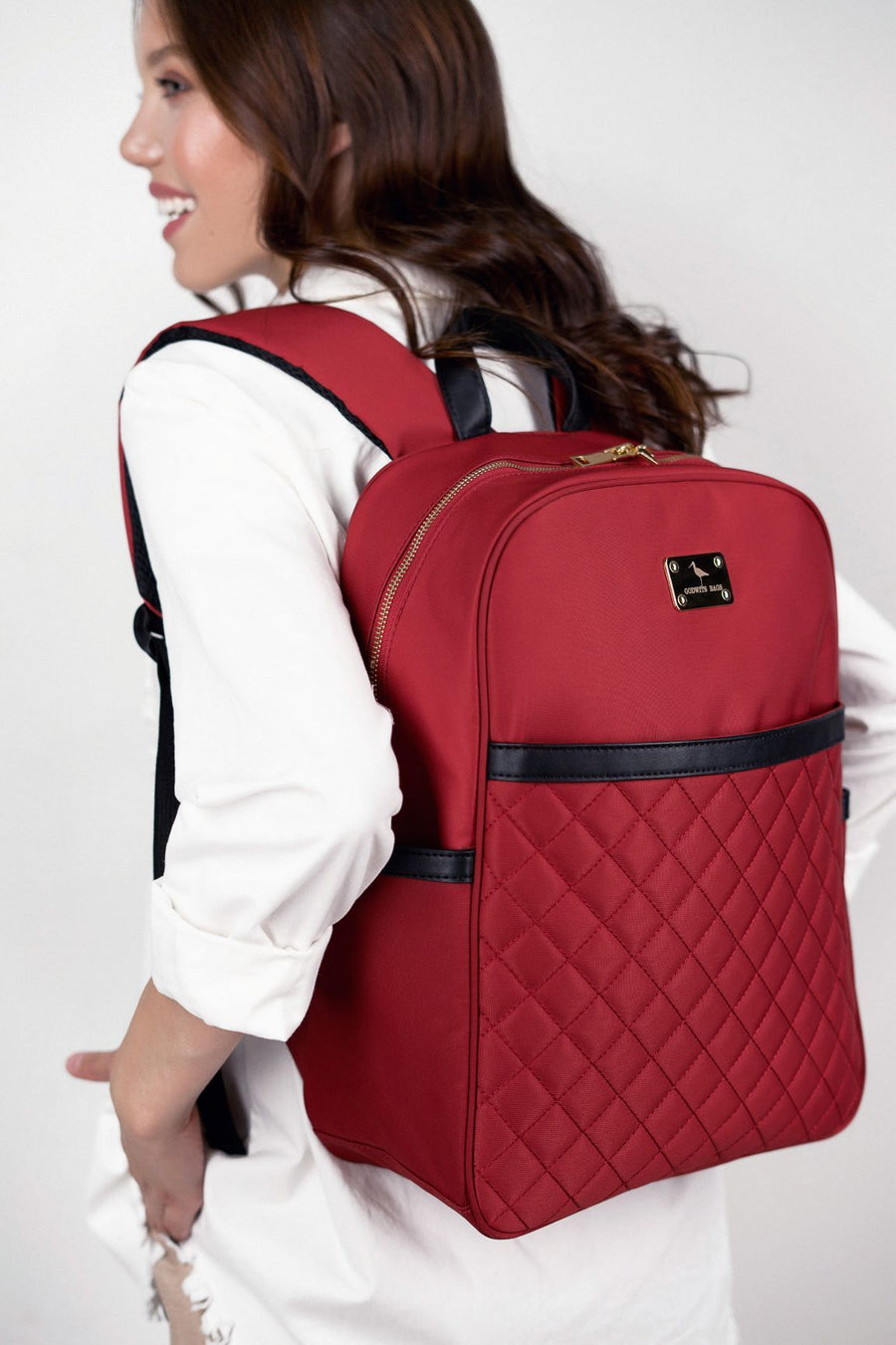 Red Women's Backpack.